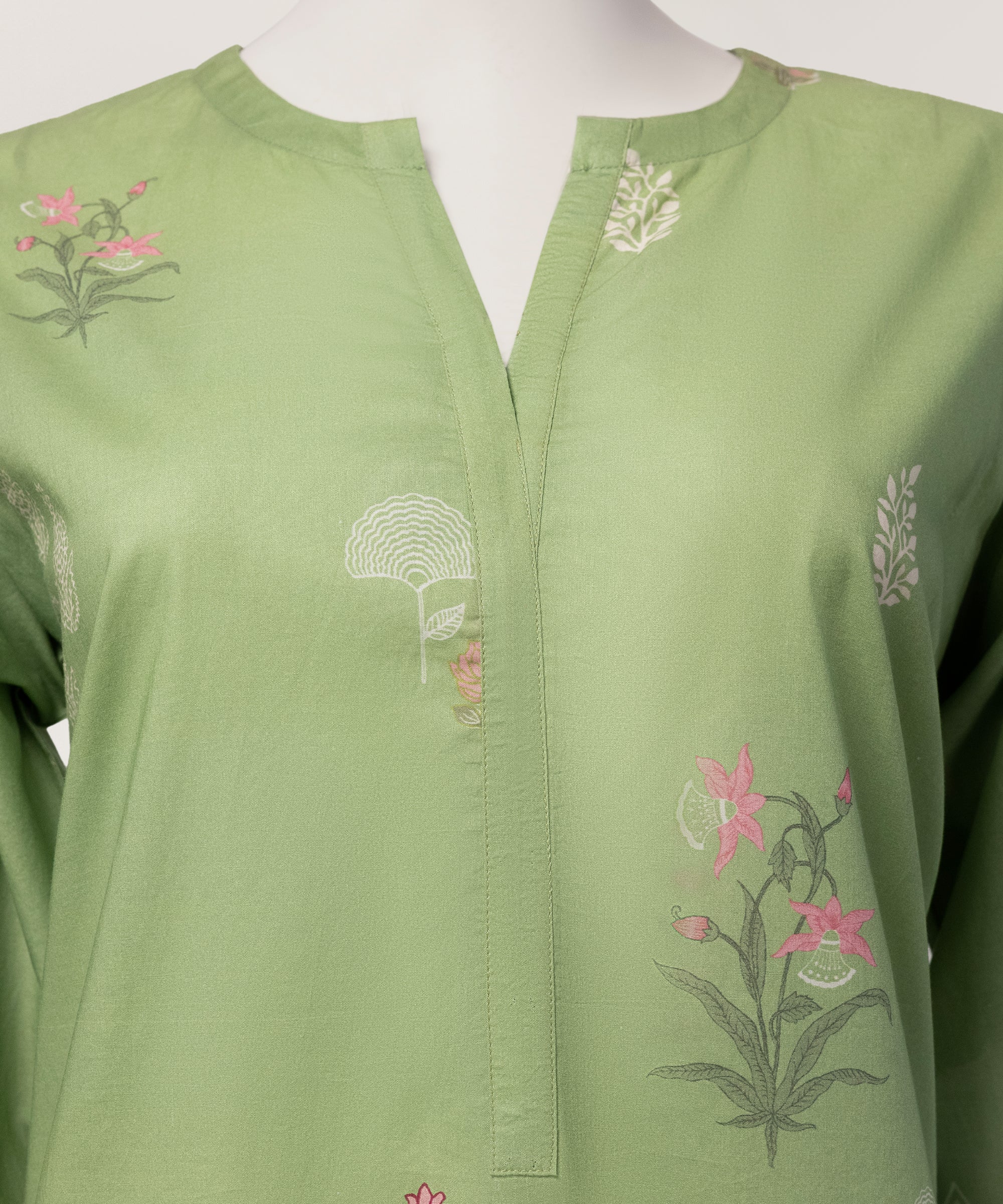 Green Lawn Digital Printed Kurta