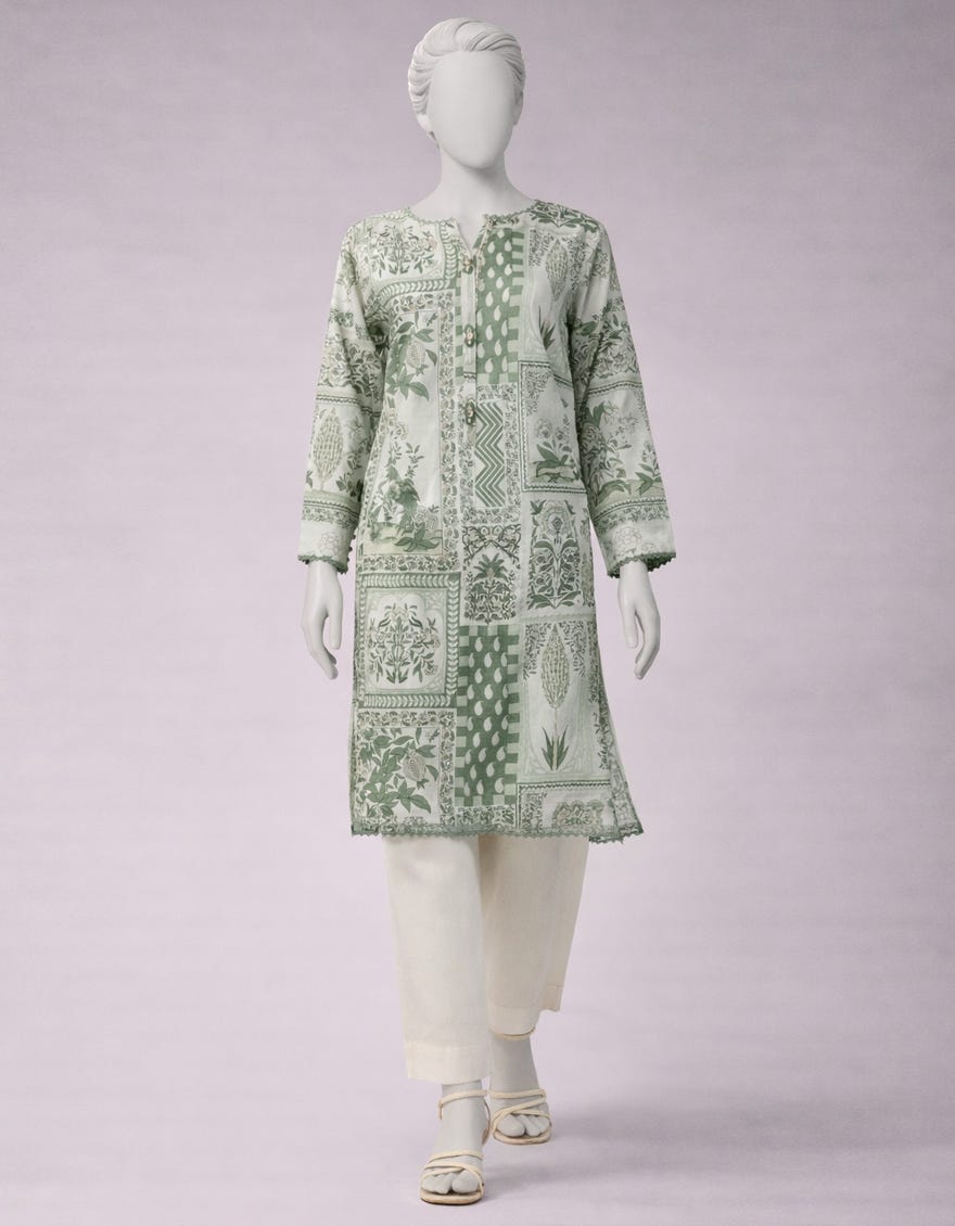 MULTICOLOR LAWN PRINTED UNSTITCHED 1PC