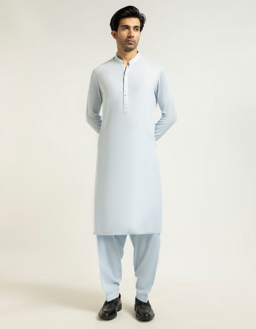 SKY BLUE CASUAL KAMEEZ SHALWAR