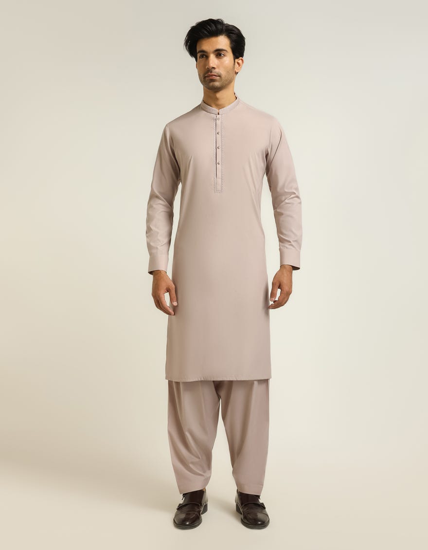 TEA PINK SEMI-FORMAL KAMEEZ SHALWAR