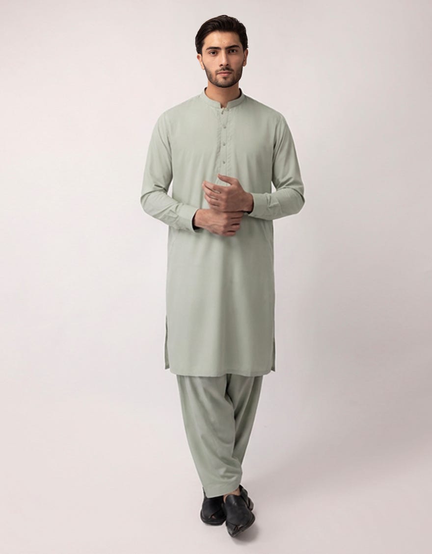 MINT SEMI-FORMAL KAMEEZ SHALWAR