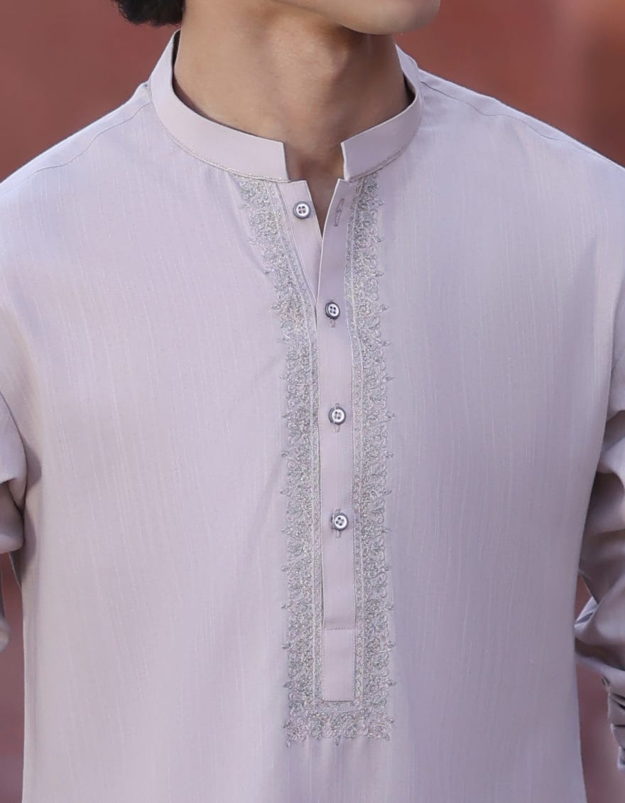 TEA PINK BLENDED KURTA | JTK-S-34323