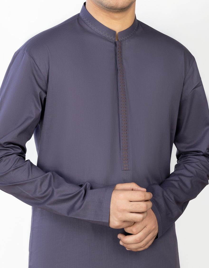 PURPLE COTTON KAMEEZ SHALWAR | JTKS-S-34331