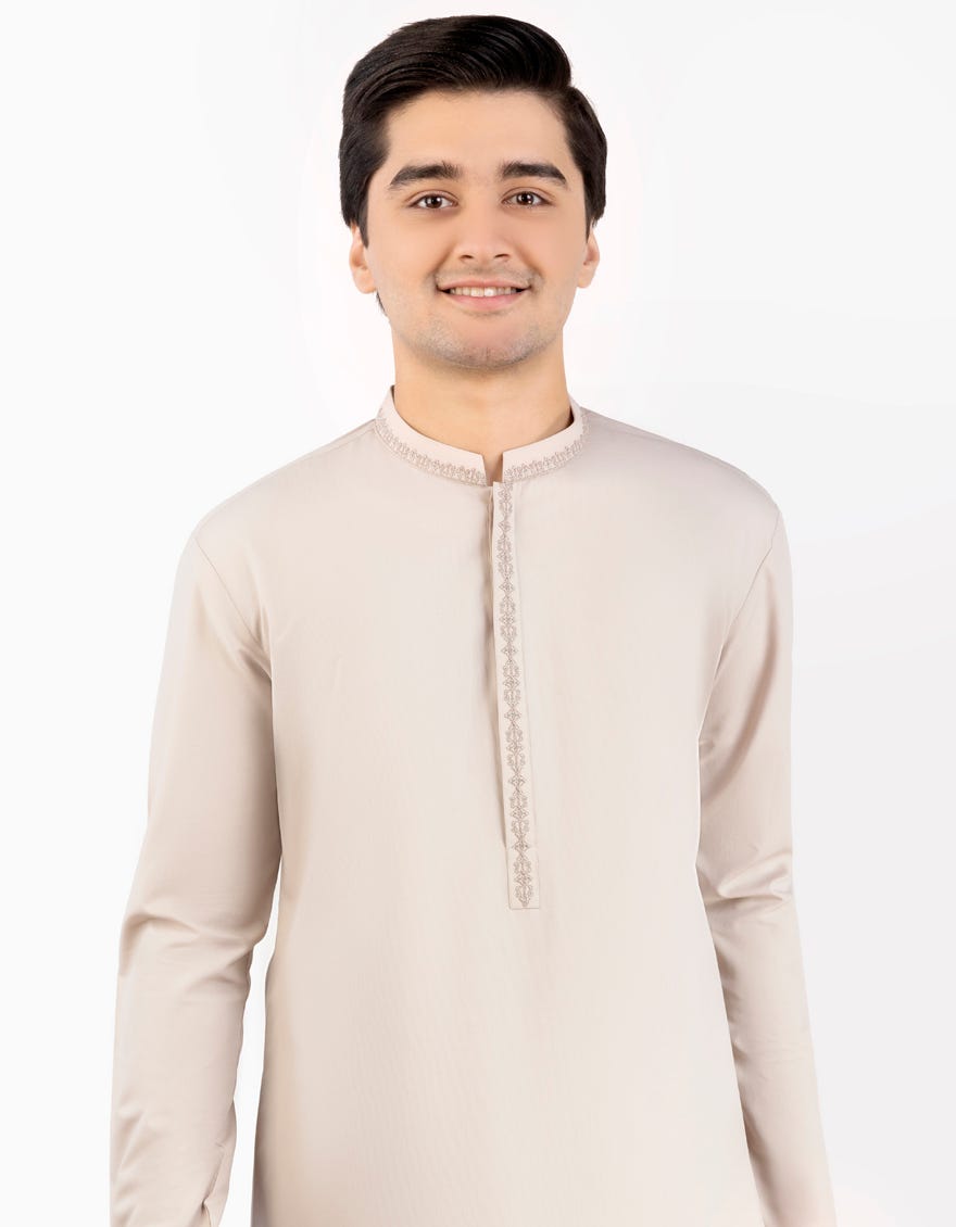 FAWN BLENDED KAMEEZ SHALWAR | JTKS-S-34416
