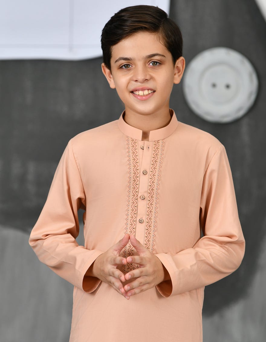 CORAL COTTON KAMEEZ SHALWAR | JCKS-S-34432