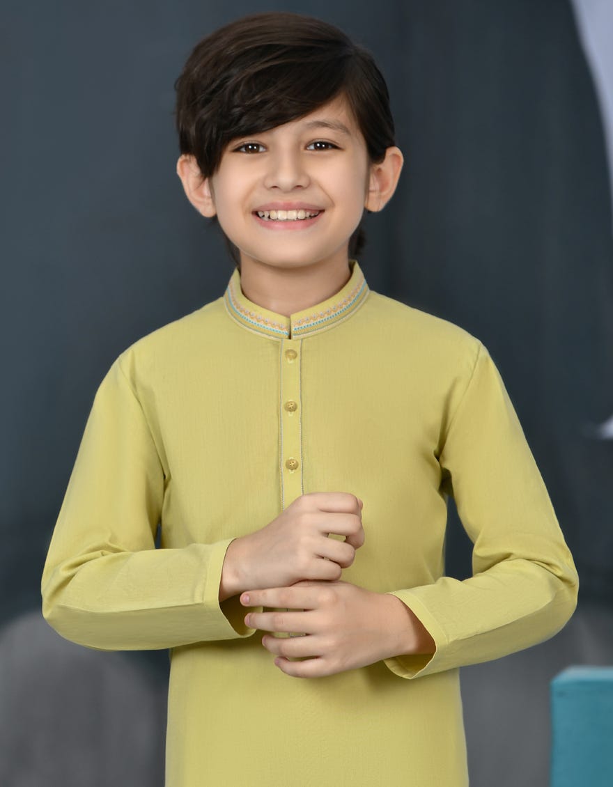 LIGHT GREEN COTTON KURTA | JCK-S-34467