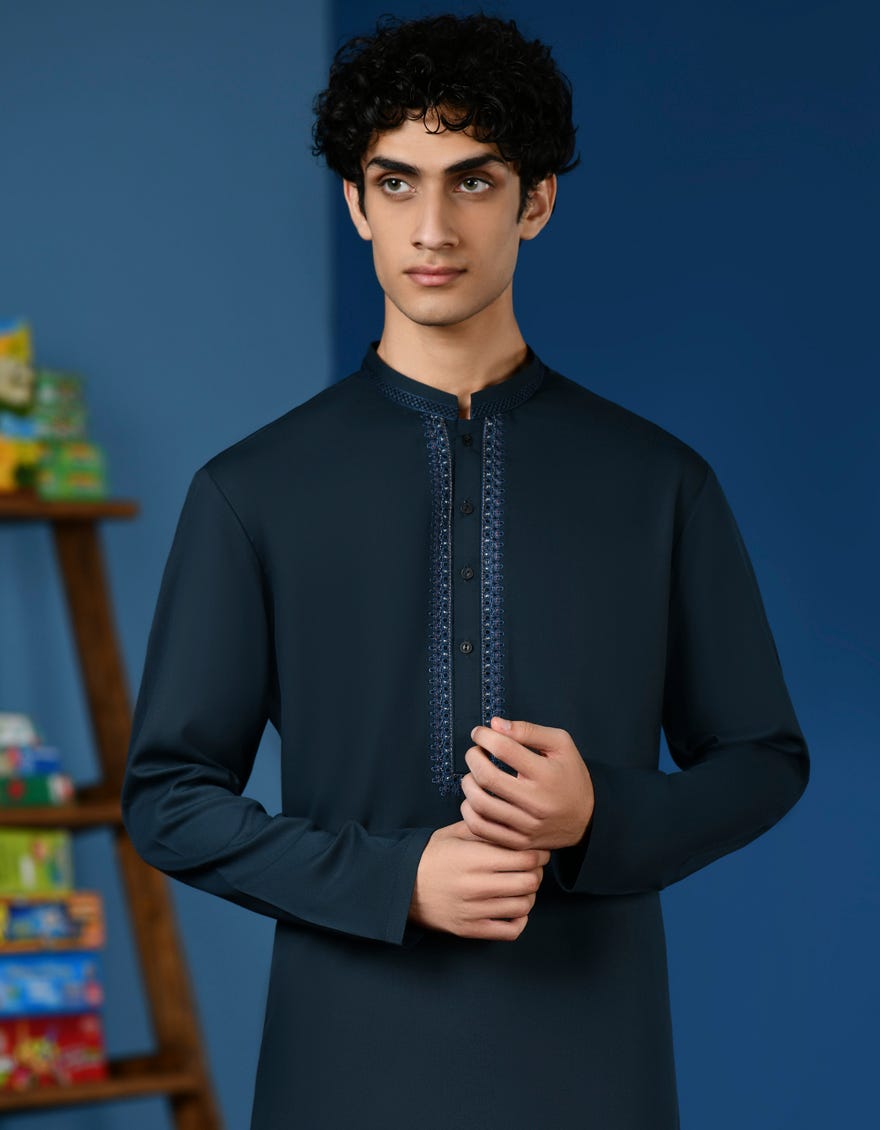 GREEN KURTA PAJAMA | JTKP-S-34534