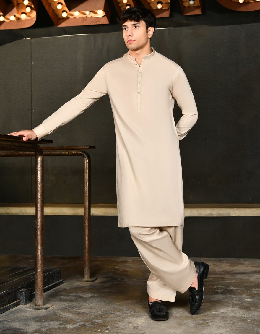 FAWN COTTON KAMEEZ SHALWAR | JTKS-S-34593