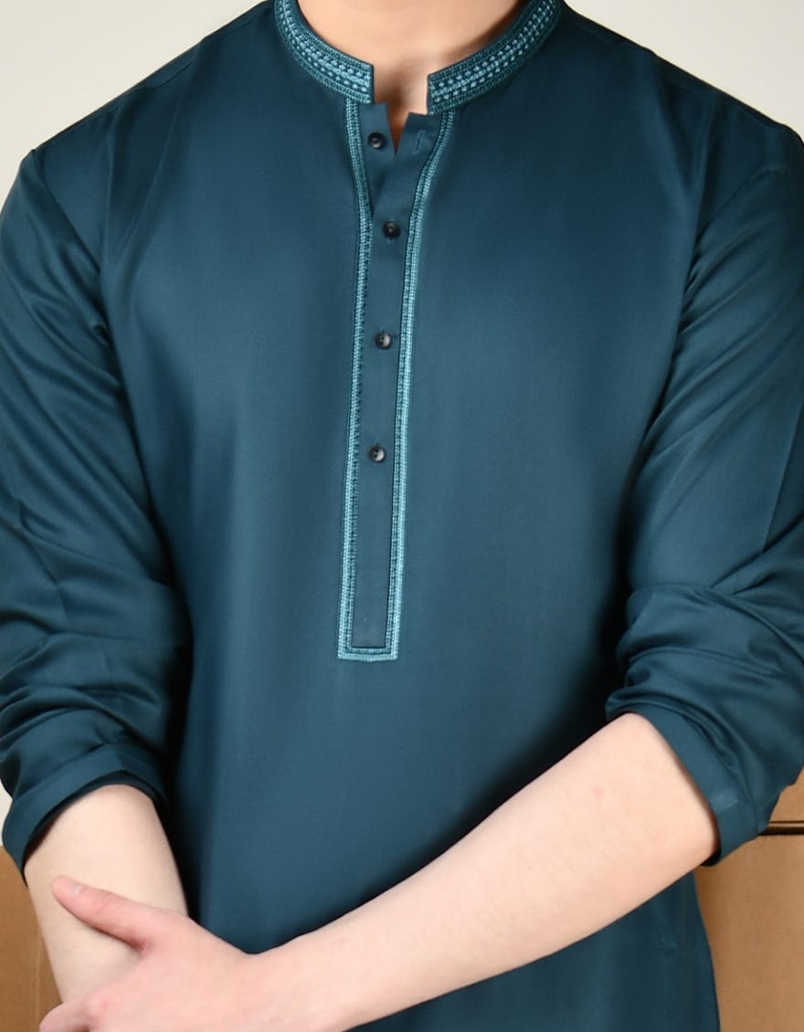 SEA GREEN BLENDED TEENS KAMEEZ SHALWAR | JTKS-A-34825