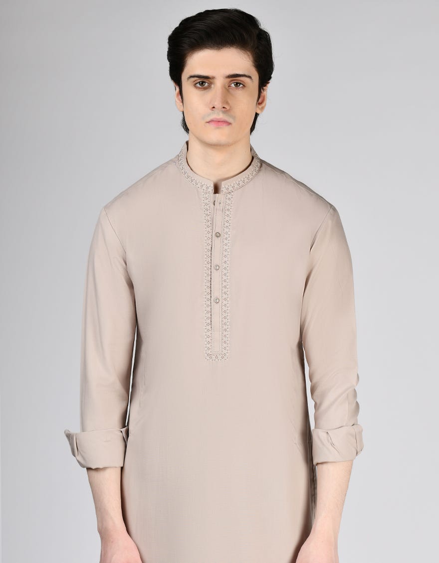 TEA PINK BLENDED KAMEEZ SHALWAR | JTKS-A-34916