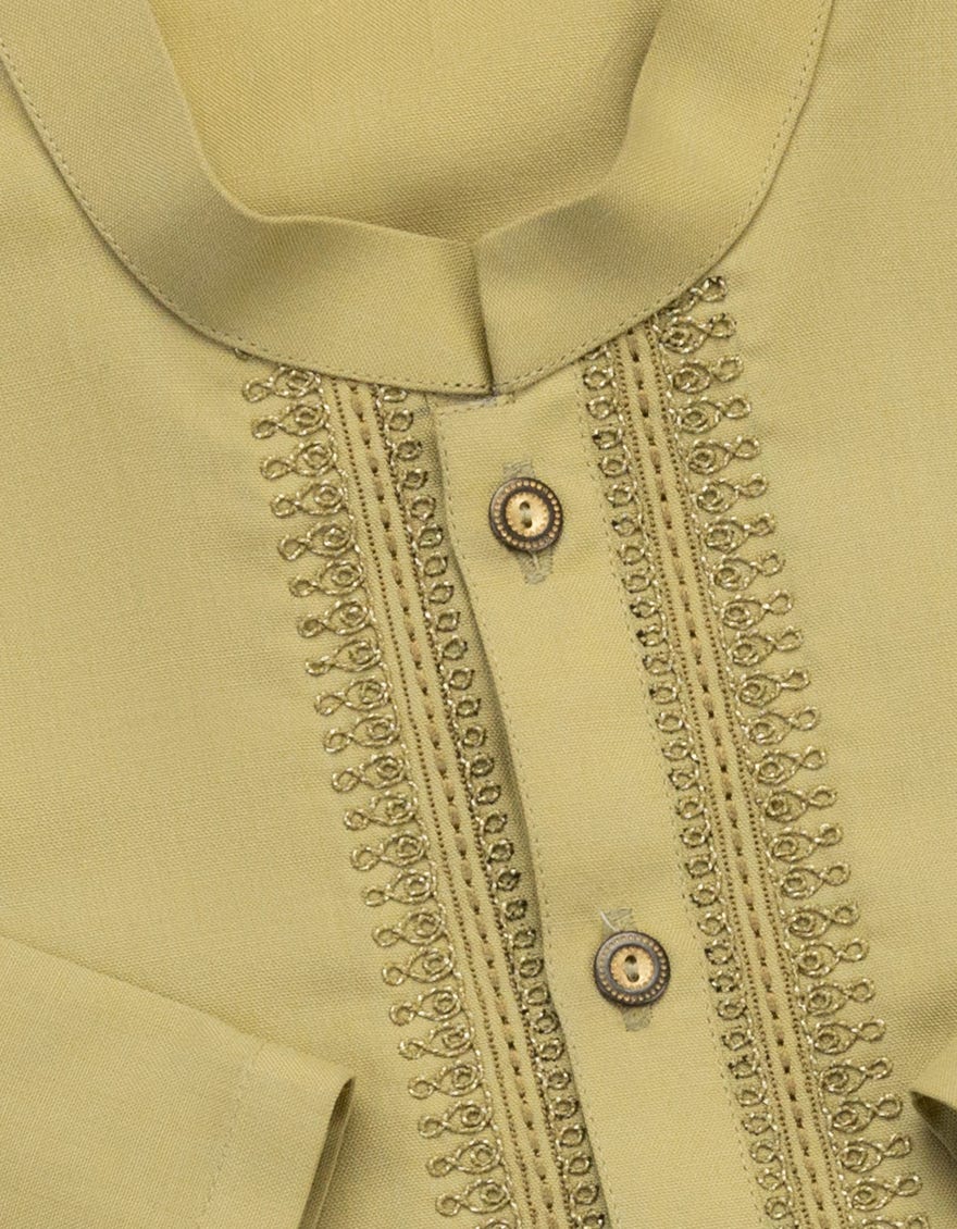 LIGHT GREEN BLENDED KAMEEZ SHALWAR | JJIKS-A-34988