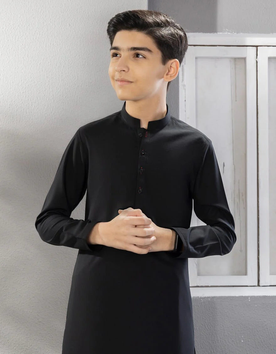 BLACK CASUAL KAMEEZ SHALWAR