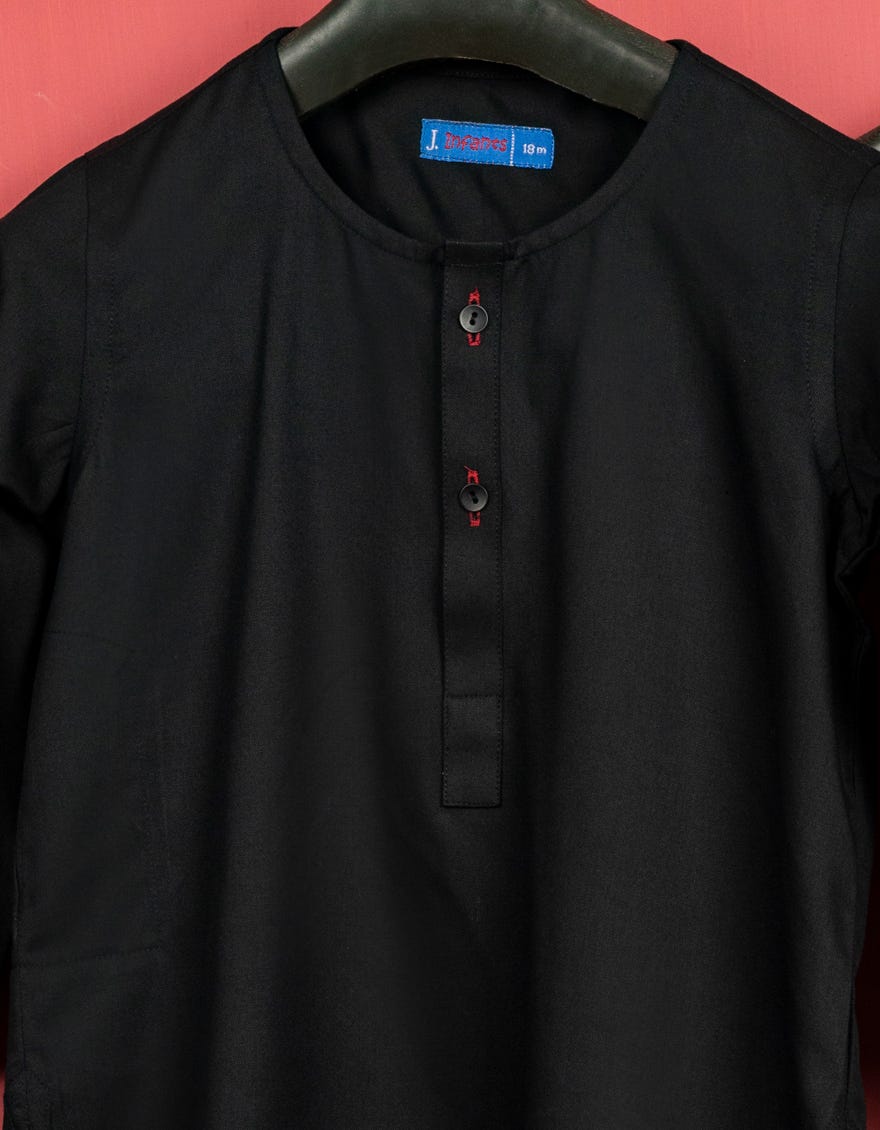 Black Blended Kameez Shalwar