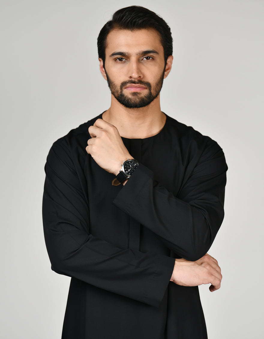 Black Casual Jubba