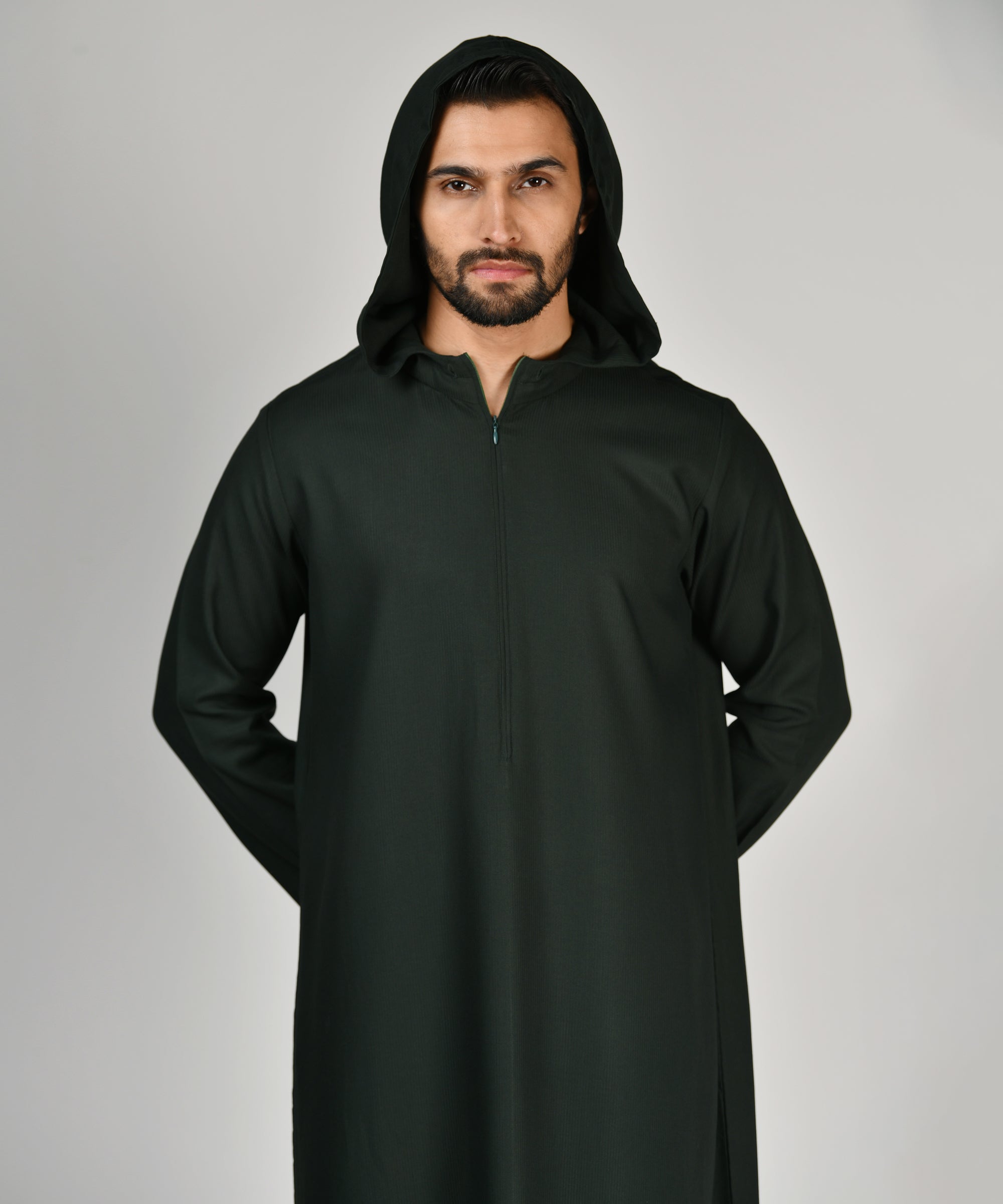 Dark Green Casual Jubba