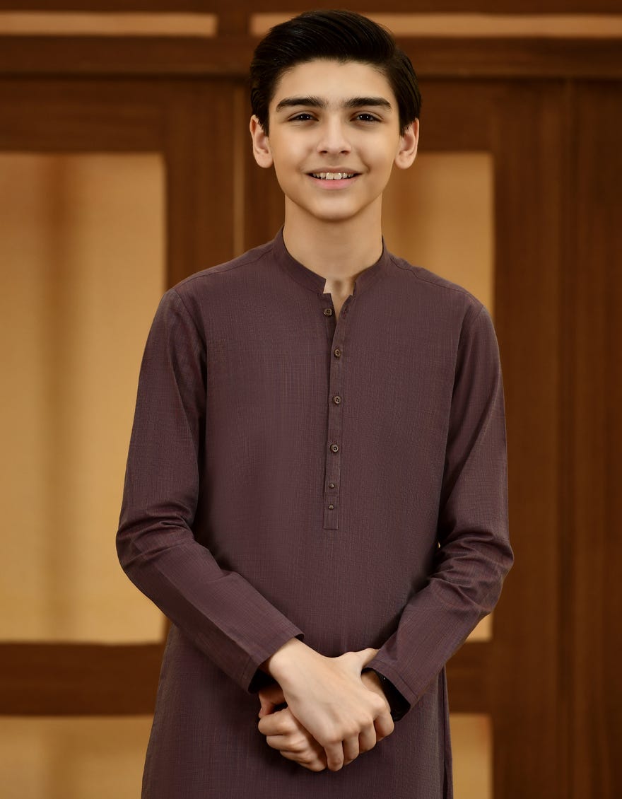 PLUM COTTON KURTA PAJAMA | JCKP-A-38687