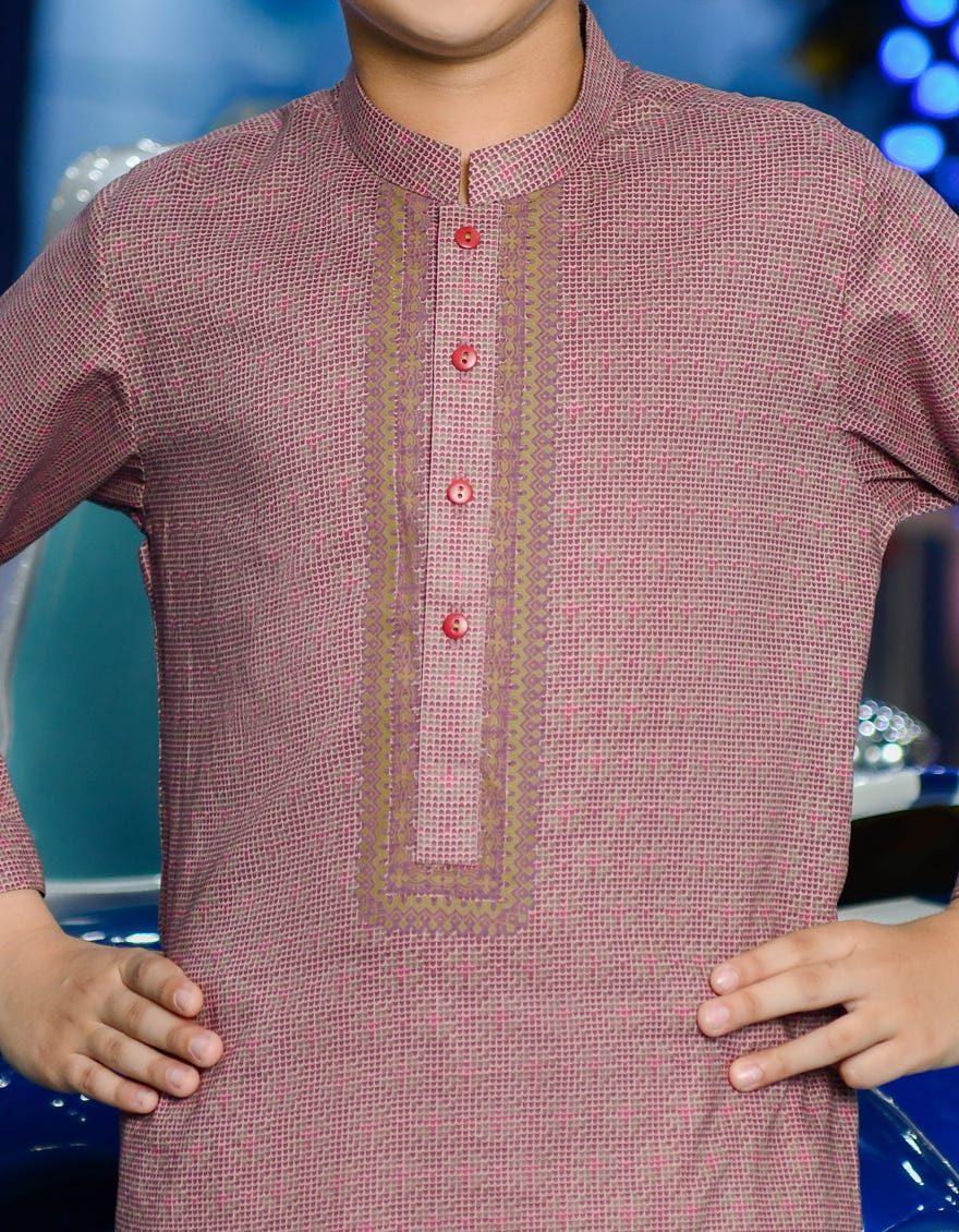 VIOLET COTTON KURTA | JCK-S-38800