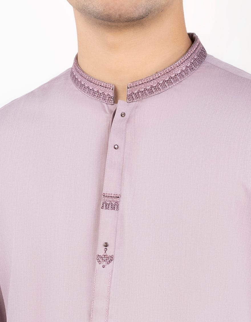 LILAC BLENDED KAMEEZ SHALWAR | JTKS-S-38830
