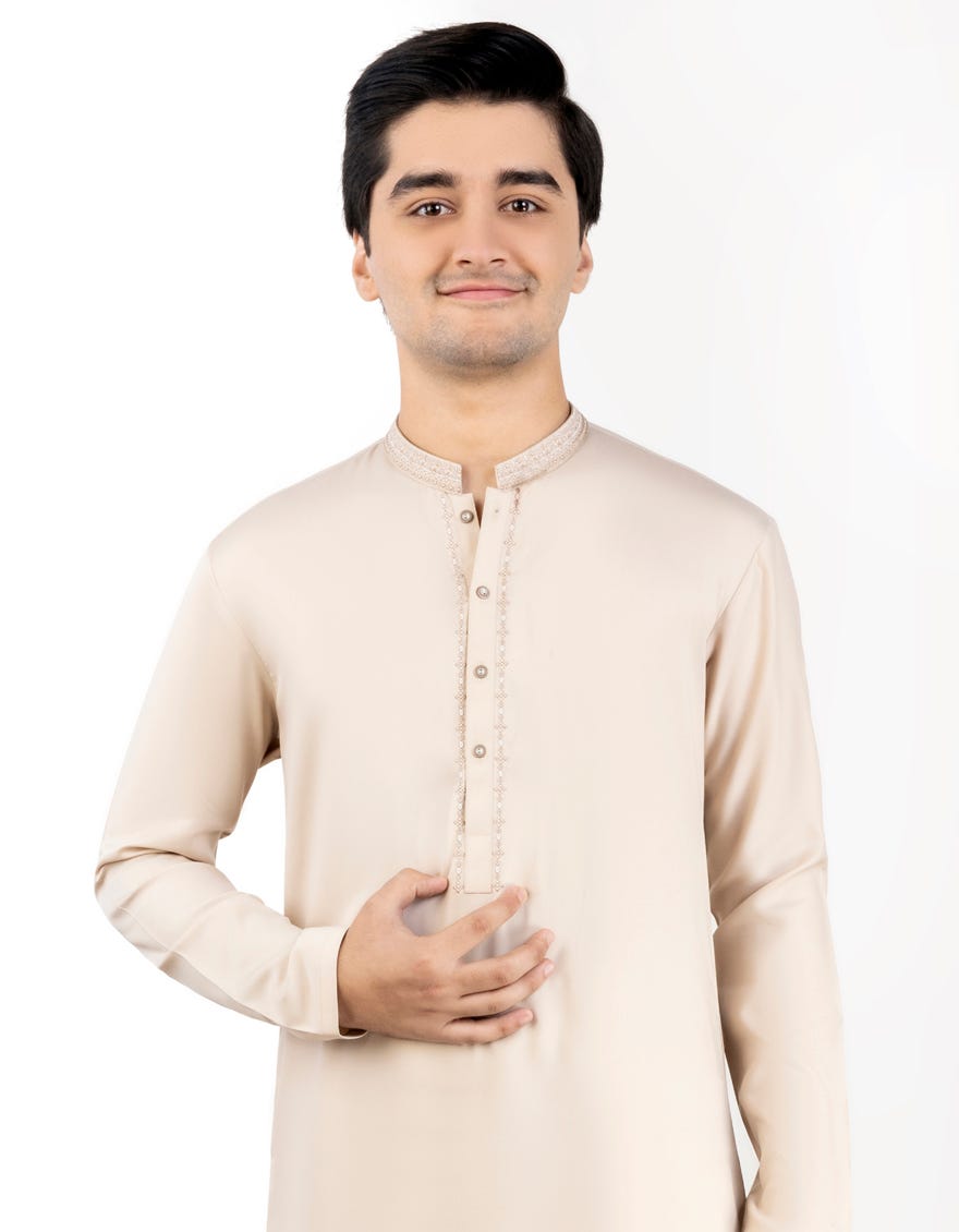 FAWN BLENDED KAMEEZ SHALWAR | JTKS-S-38833