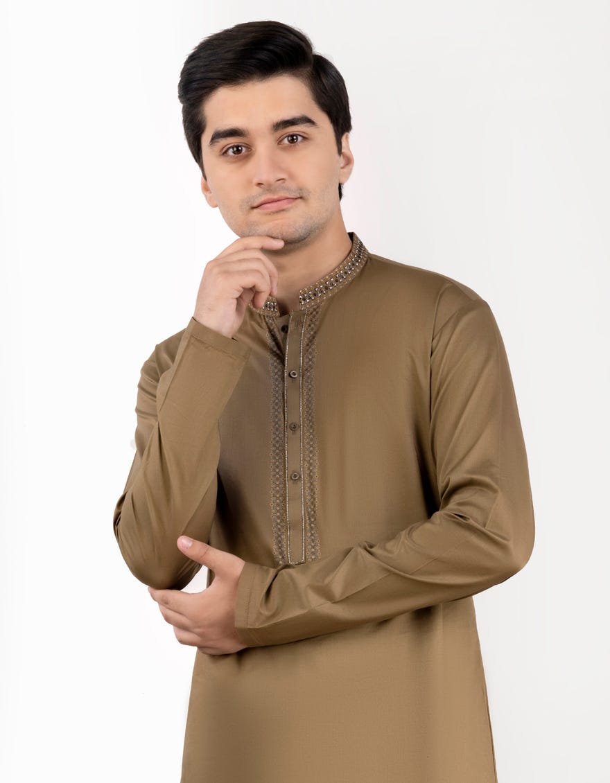 YELLOW COTTON KURTA | JTK-S-38864