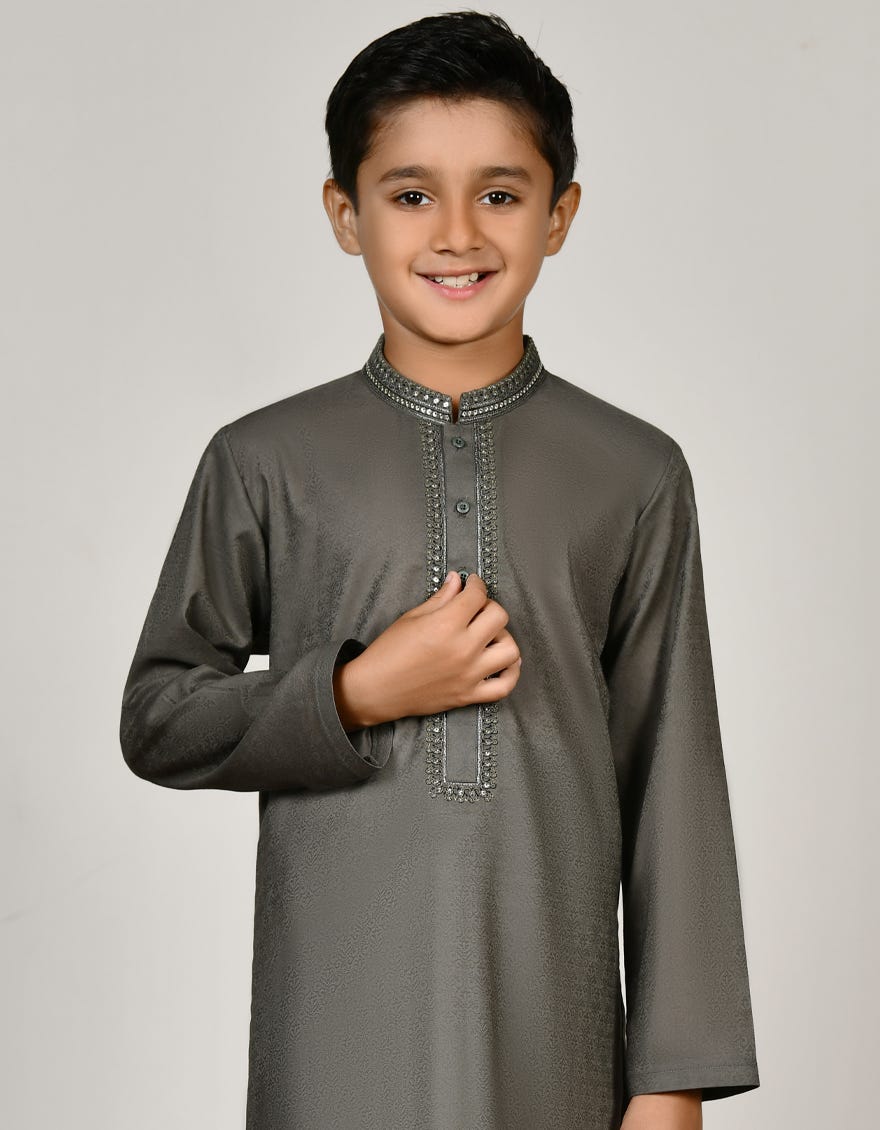 GREEN COTTON KURTA | JCK-S-38887