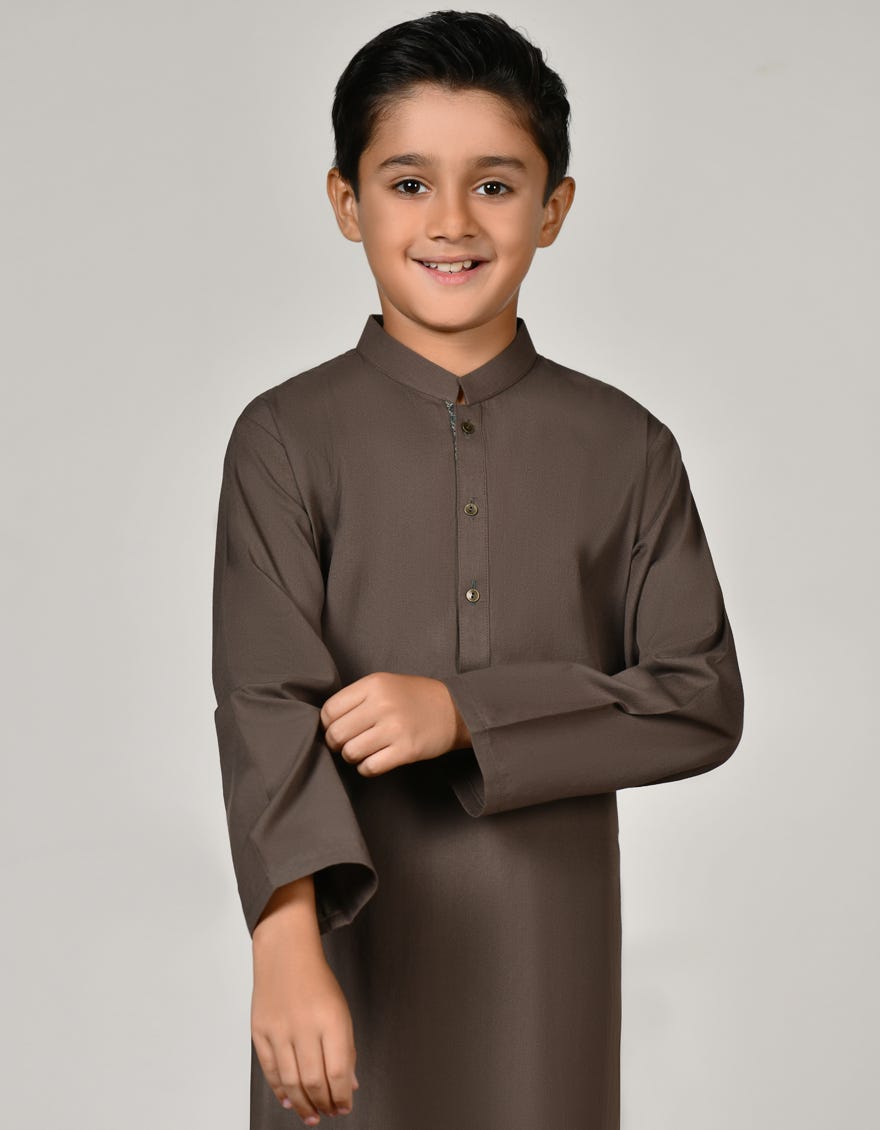 BROWN COTTON KURTA | JCK-A-38889