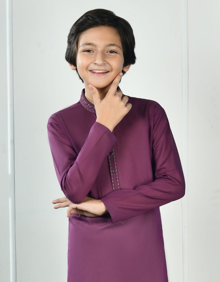 PURPLE CVC KURTA | JCK-S-38973