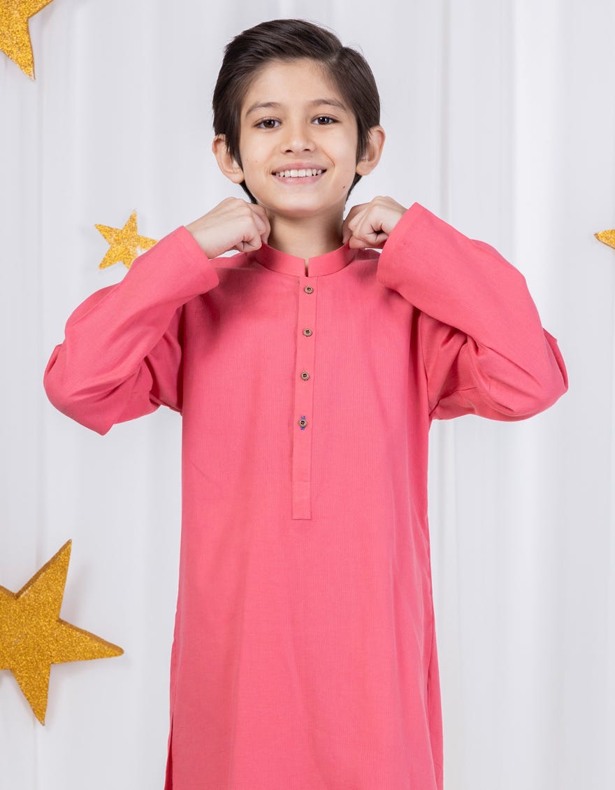 PINK COTTON KURTA | JCK-S-39016