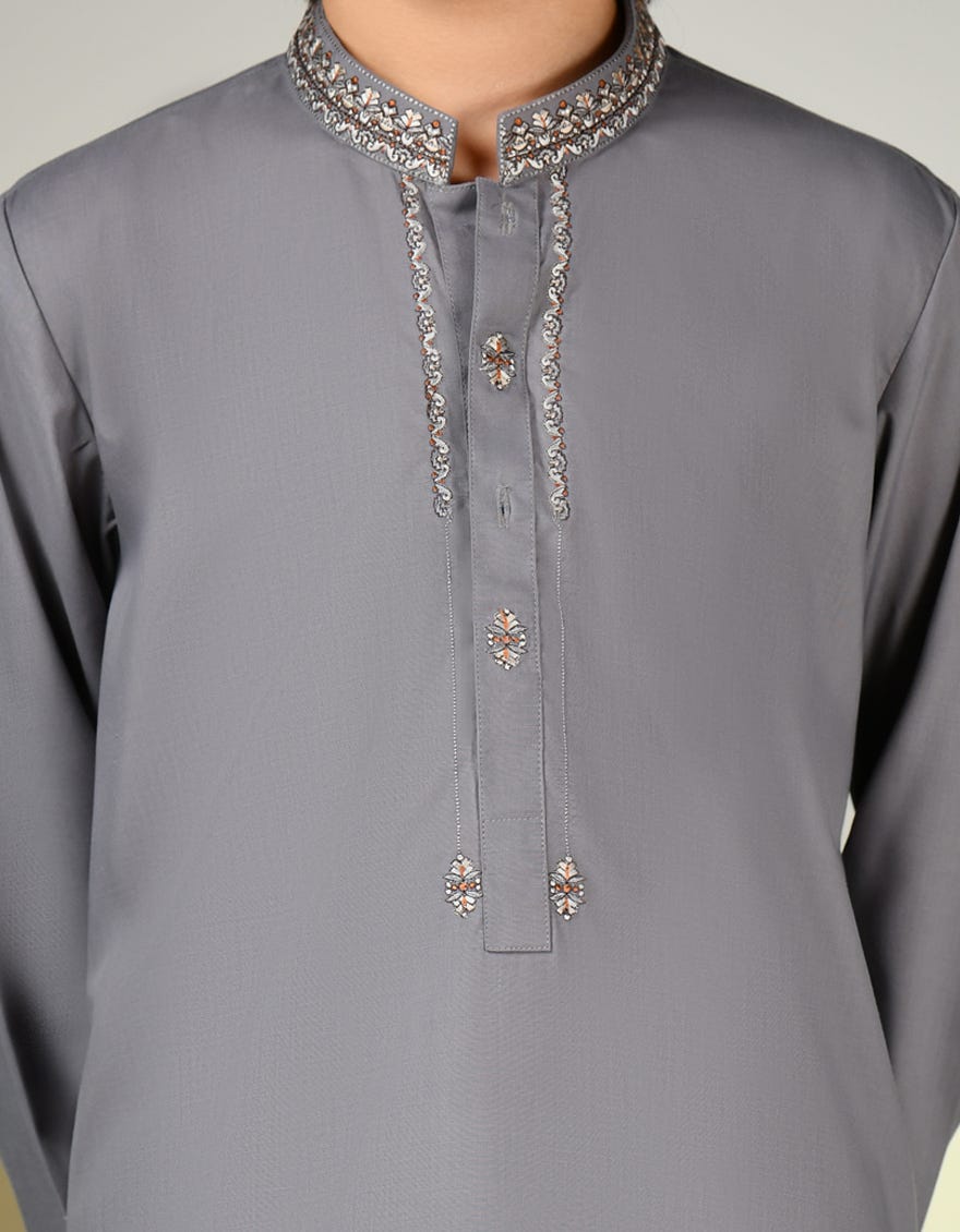 GREY KAMEEZ SHALWAR | JCKS-A-39120