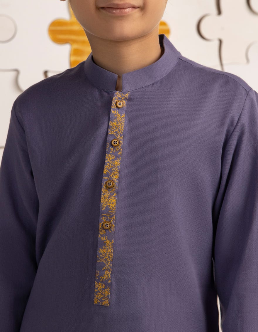LIGHT PURPLE COTTON KURTA | JCK-A-39180