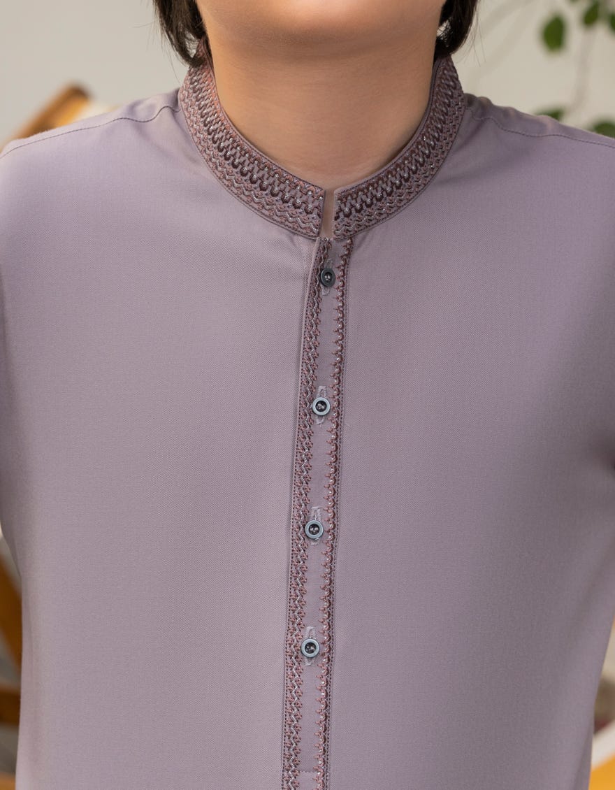 TEA PINK BLENDED KAMEEZ SHALWAR | JCKS-A-39221