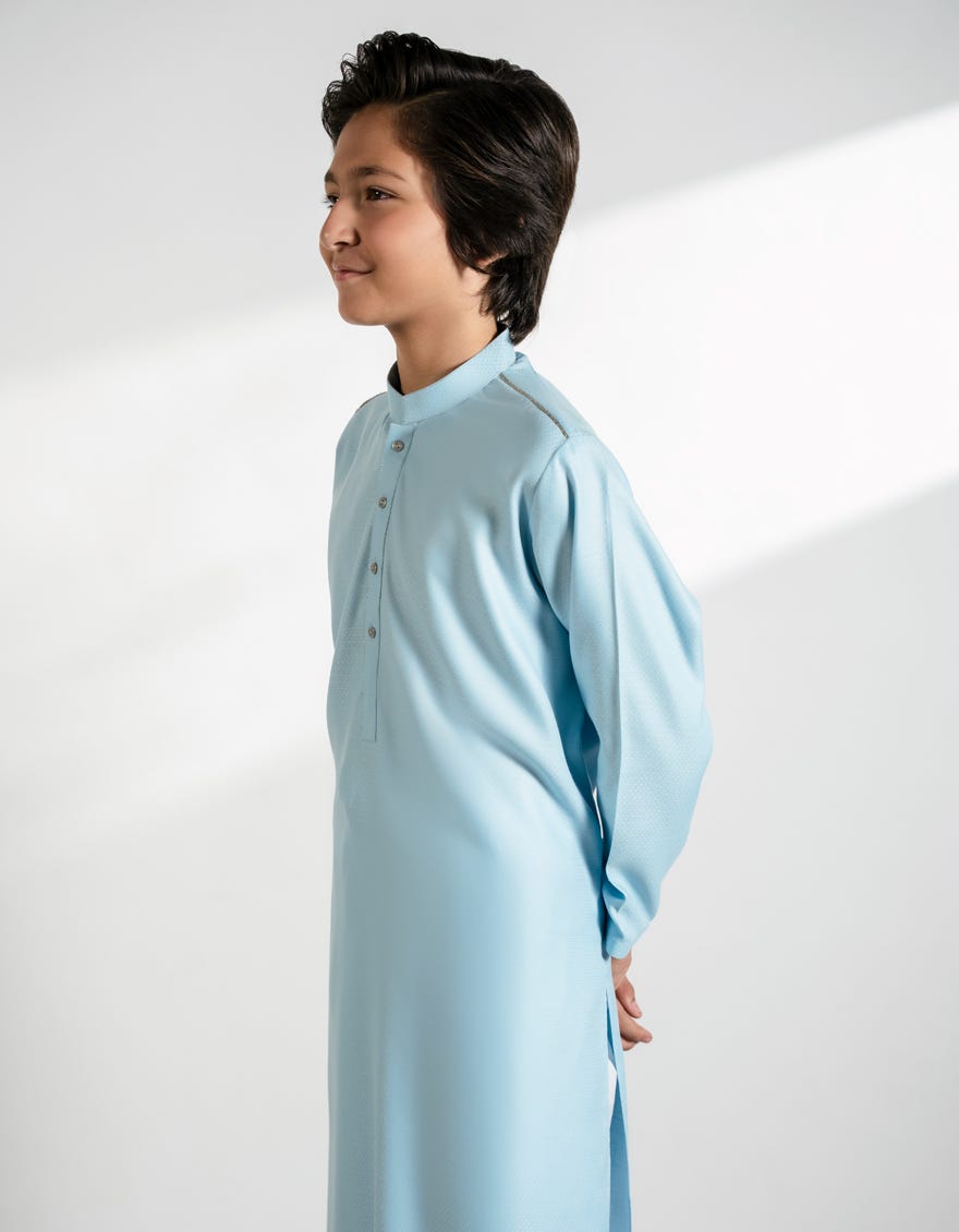 ICE BLUE BLENDED KURTA