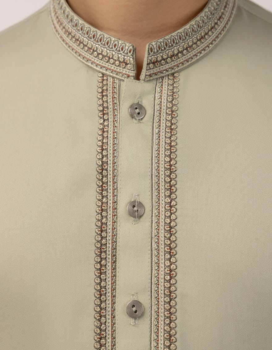 PISTACHIO GREEN KURTA TROUSERS