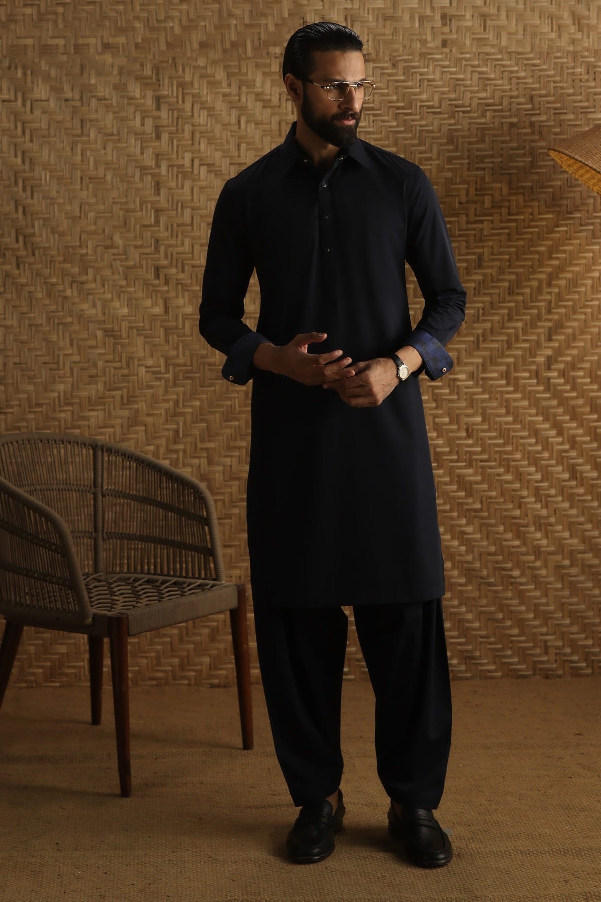 ASPEN - BLACK EXCLUSIVE KAMEEZ SHALWAR