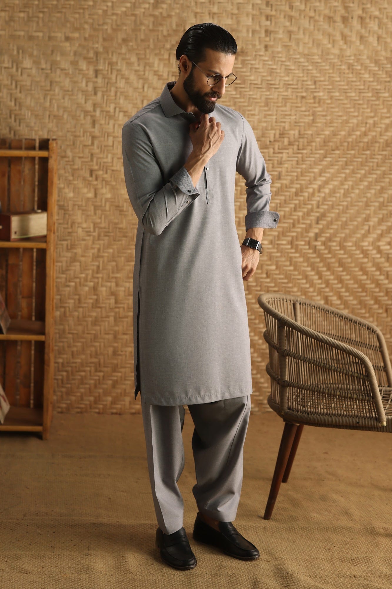 RINGSEND - LIGHT HEATHER EXCLUSIVE KAMEEZ SHALWAR