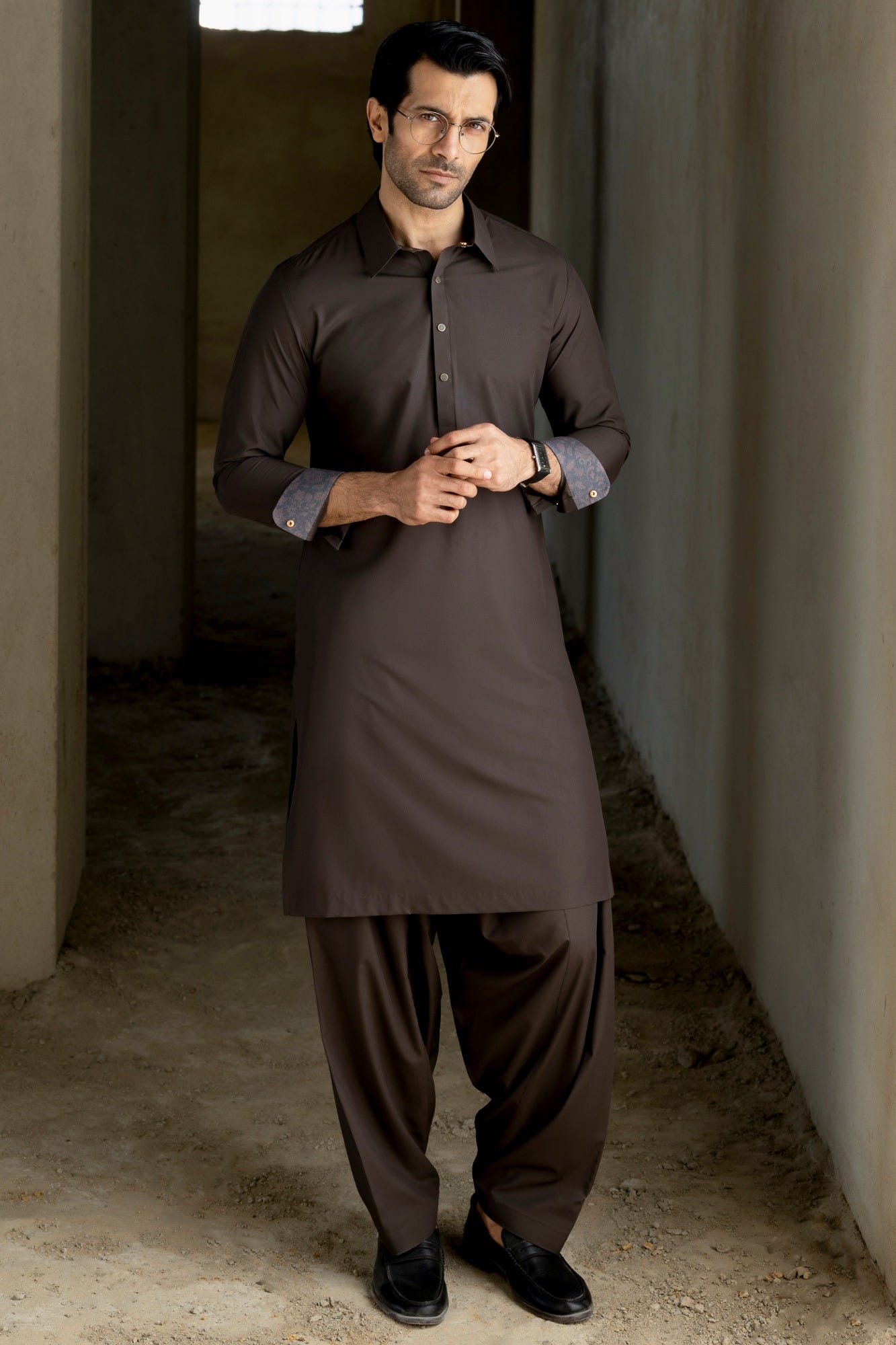 SANTA COLOMA - CHOCOLATE EXCLUSIVE KAMEEZ SHALWAR