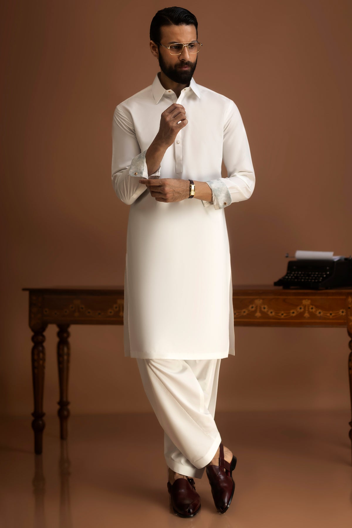 MORELIA - OPTICAL WHITE EXCLUSIVE KAMEEZ SHALWAR