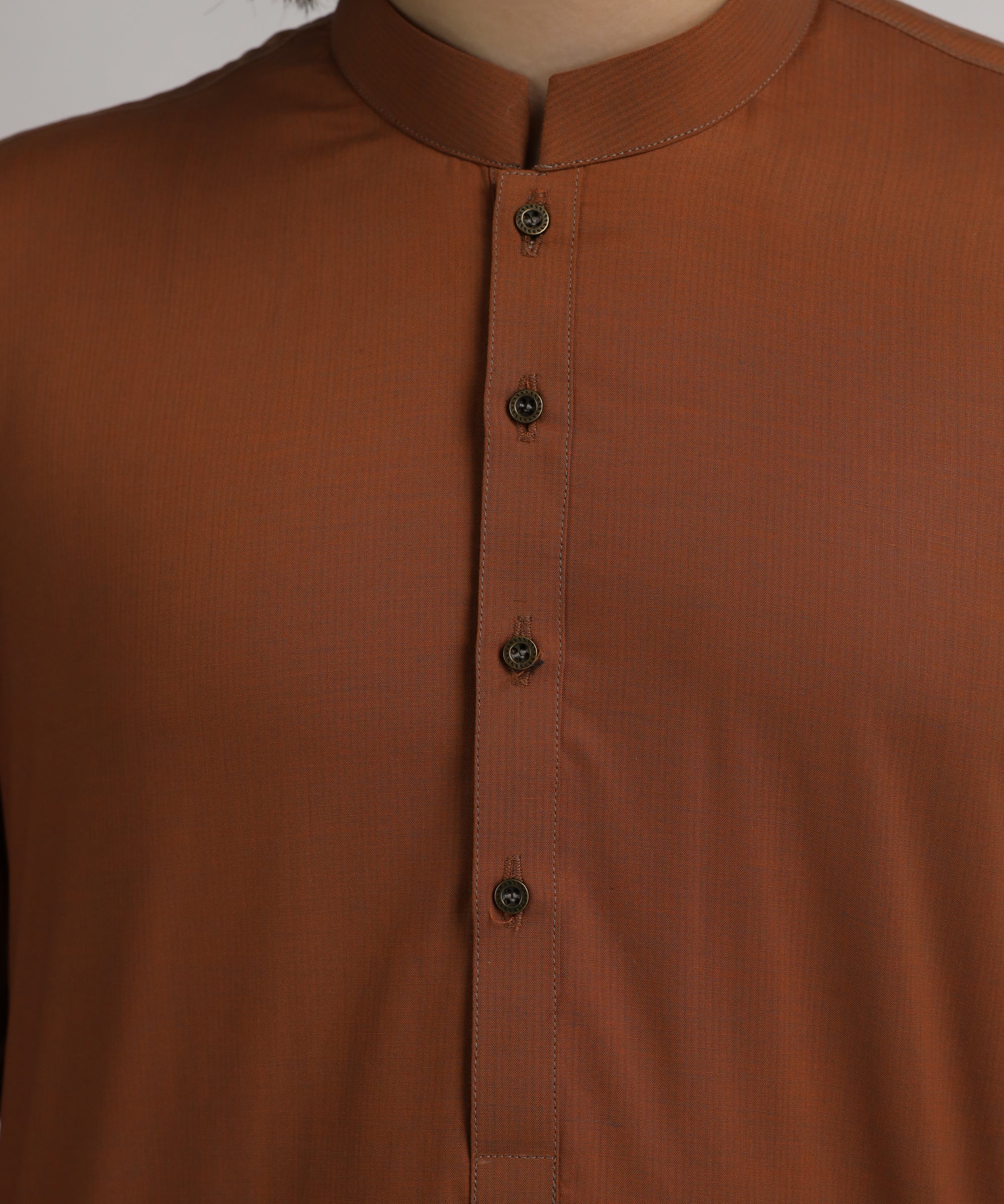 RUST CASUAL KURTA TROUSERS