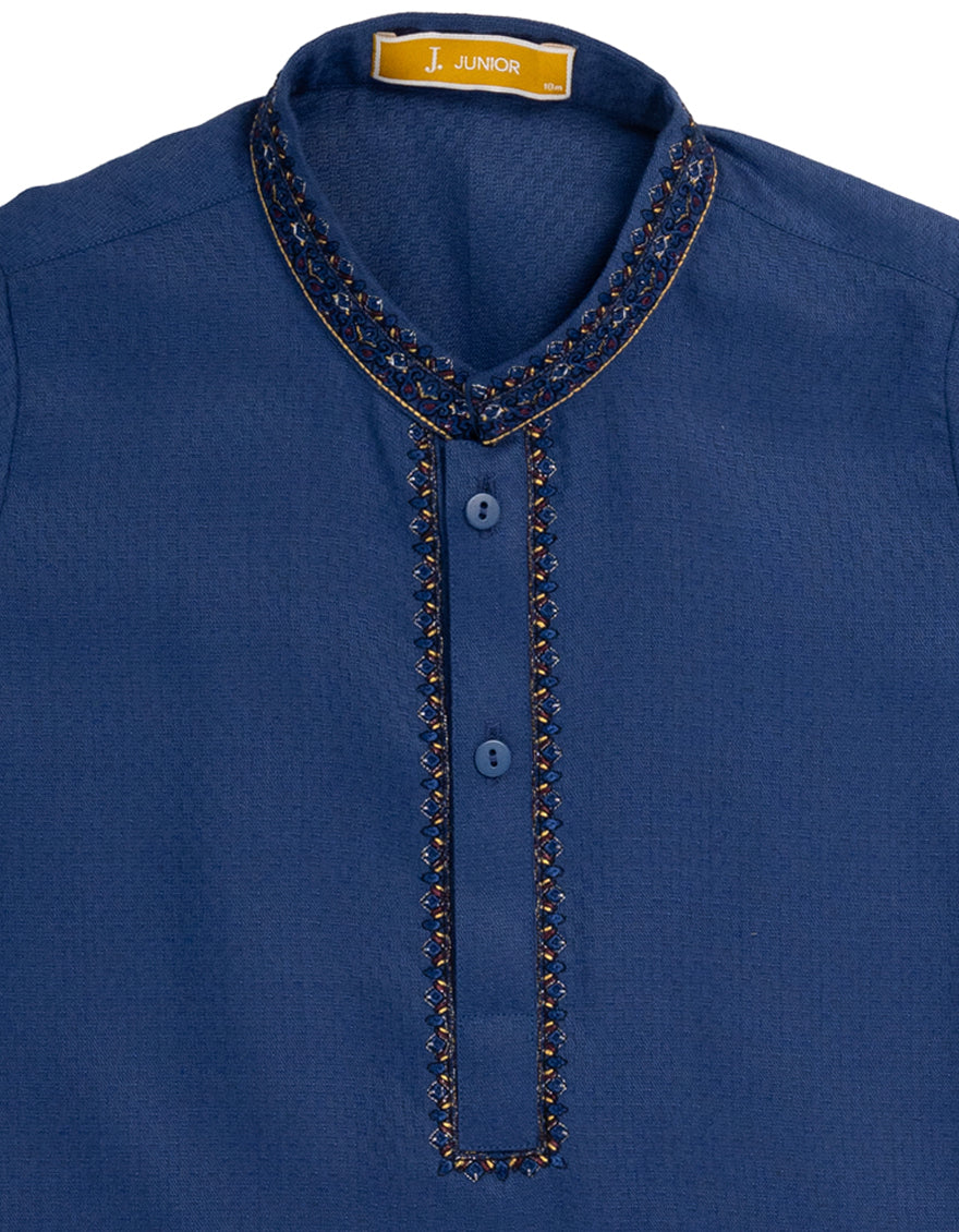 BLUE CASUAL KAMEEZ SHALWAR