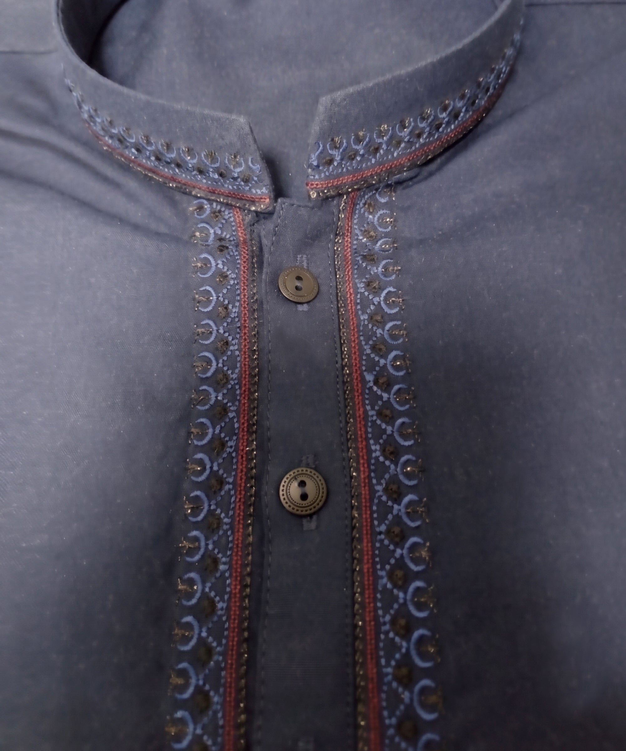 NAVY BLUE SEMI-FORMAL KURTA