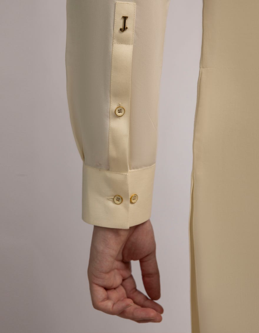 CREAM CASUAL KAMEEZ SHALWAR
