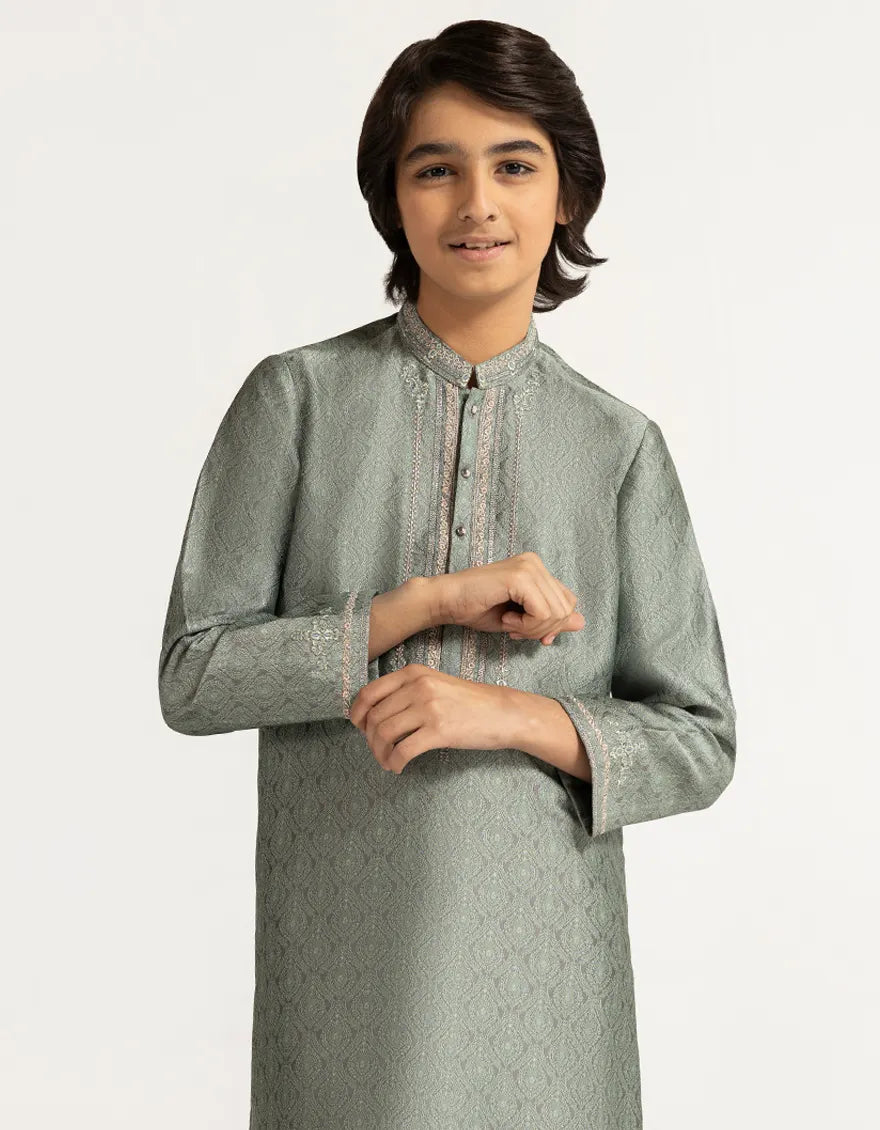 MINT GREEN FORMAL KURTA