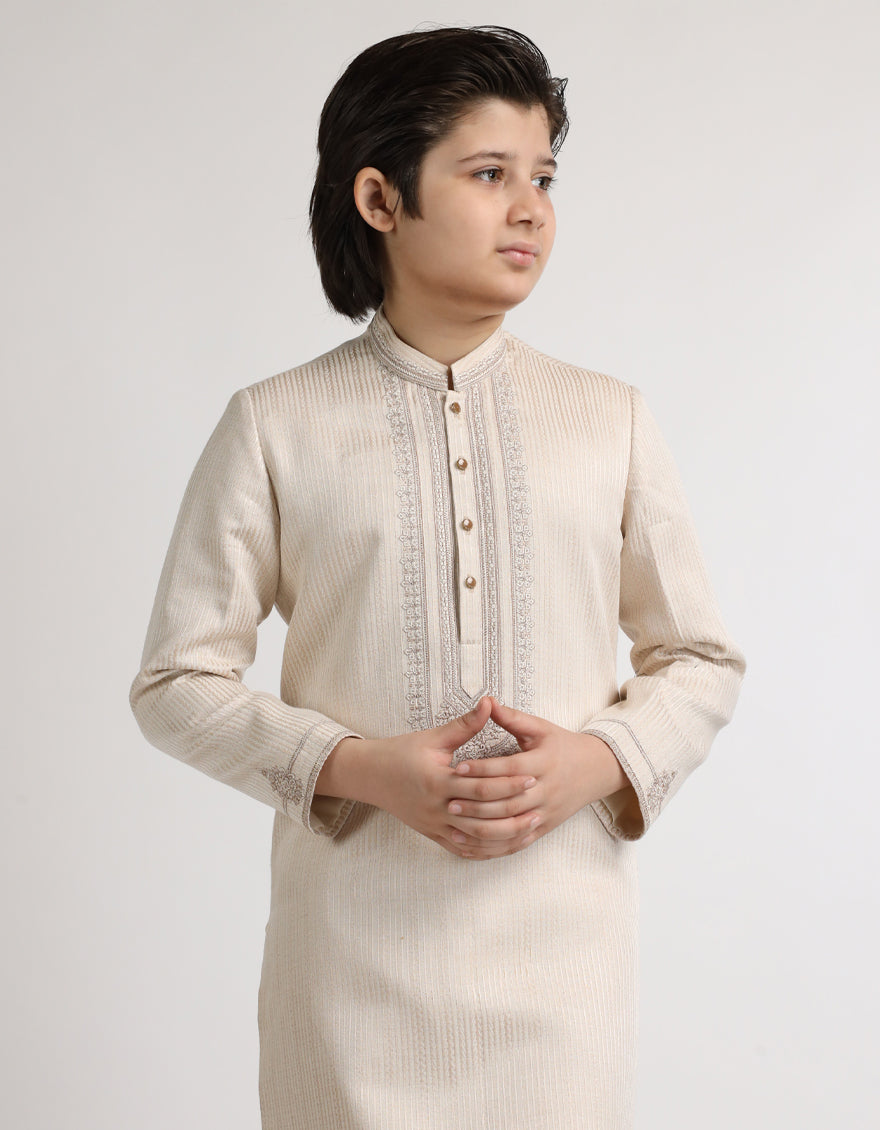 Fawn Formal Kurta