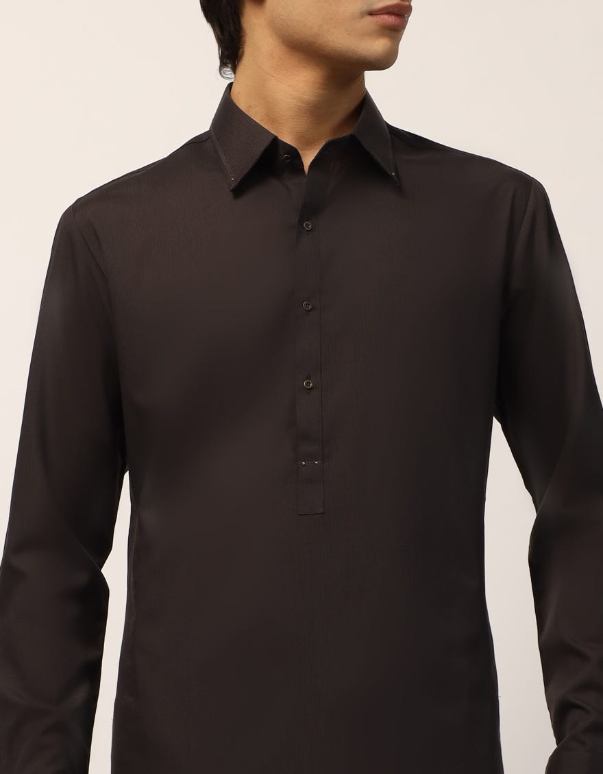 DEEP BROWN CASUAL KAMEEZ SHALWAR