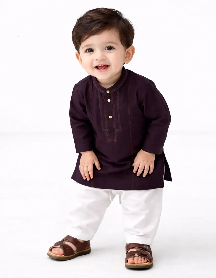 DEEP PURPLE FORMAL KAMEEZ SHALWAR