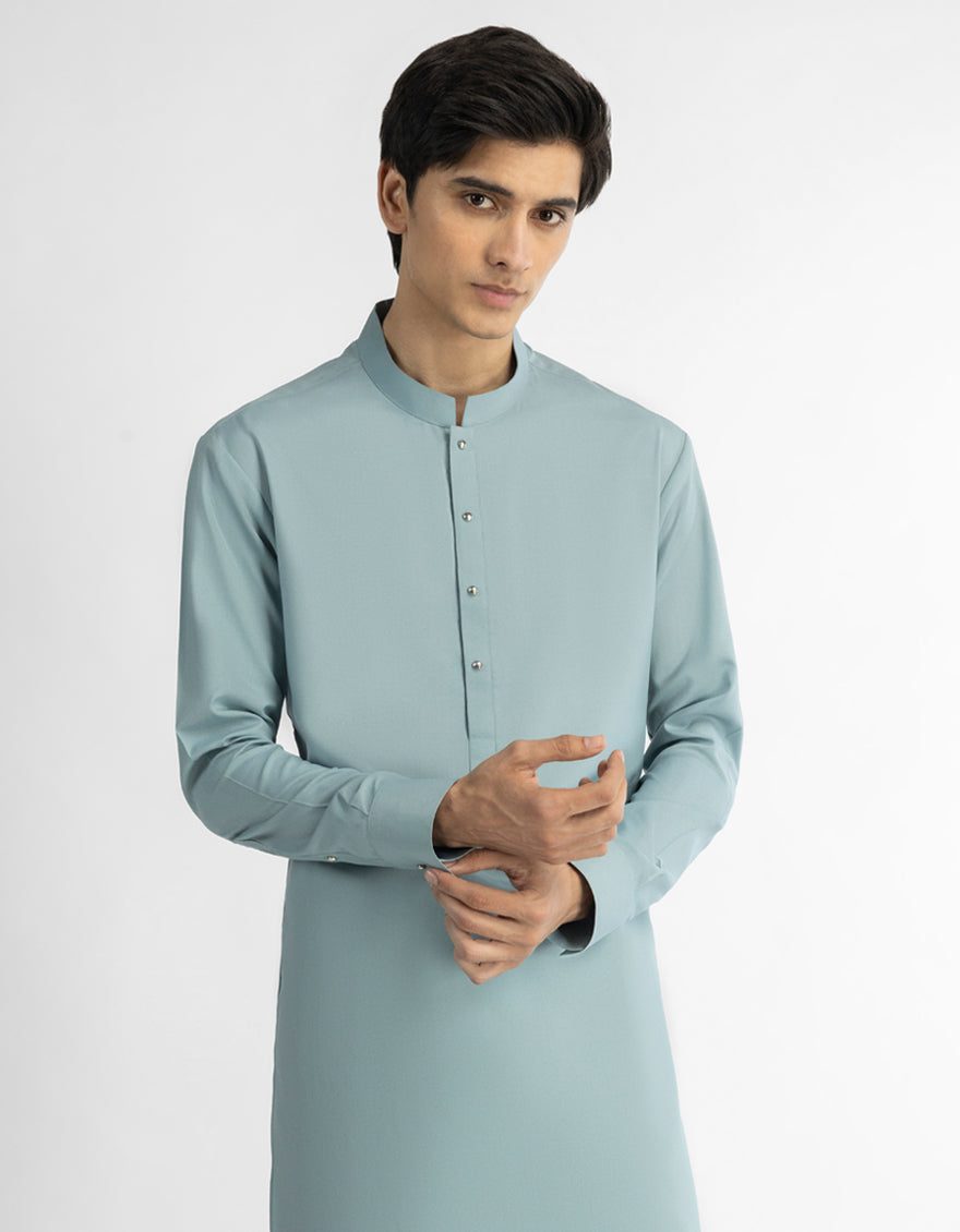 GREEN CASUAL KAMEEZ SHALWAR
