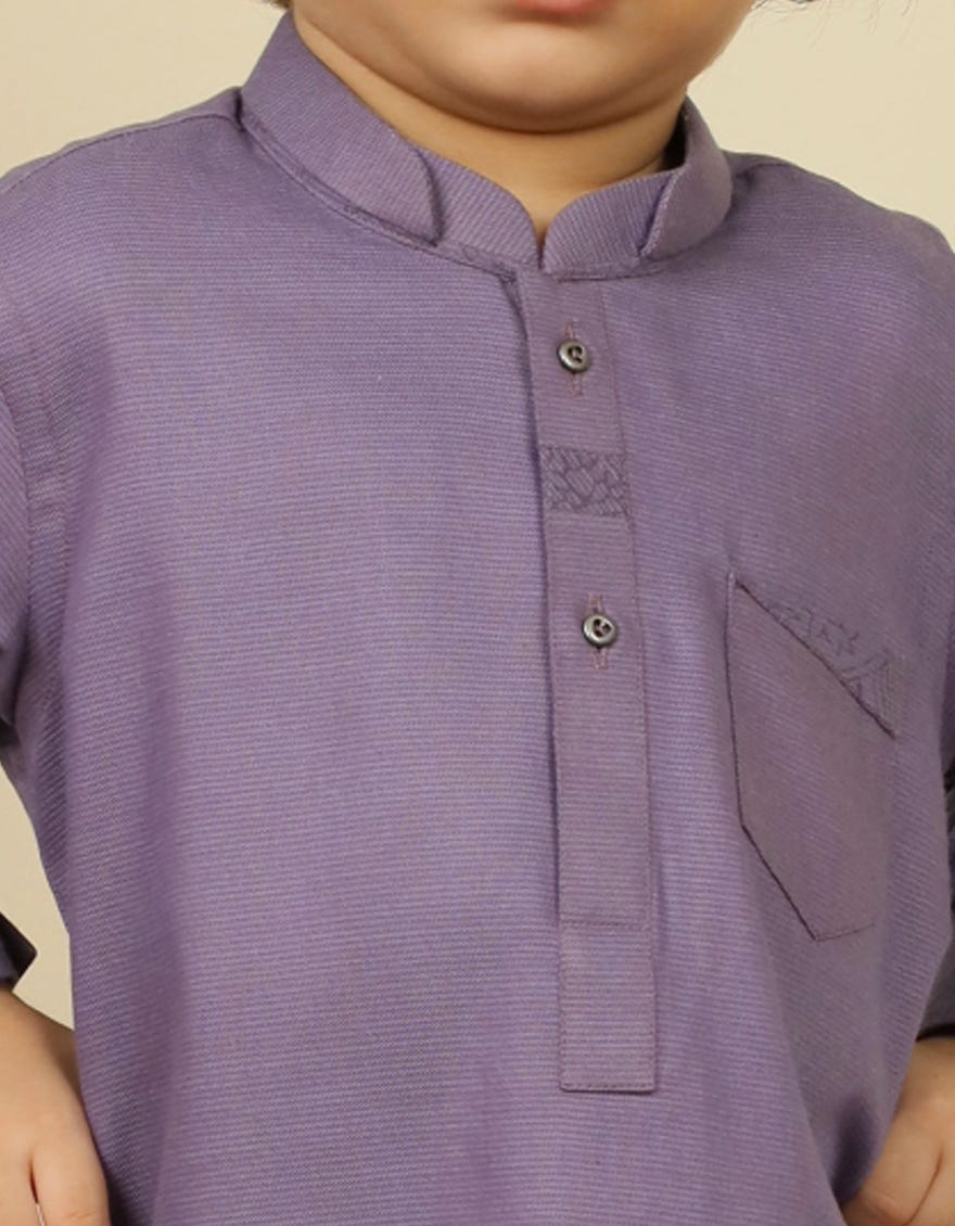 LAVENDER BLENDED KAMEEZ SHALWAR | JJIKS-43189