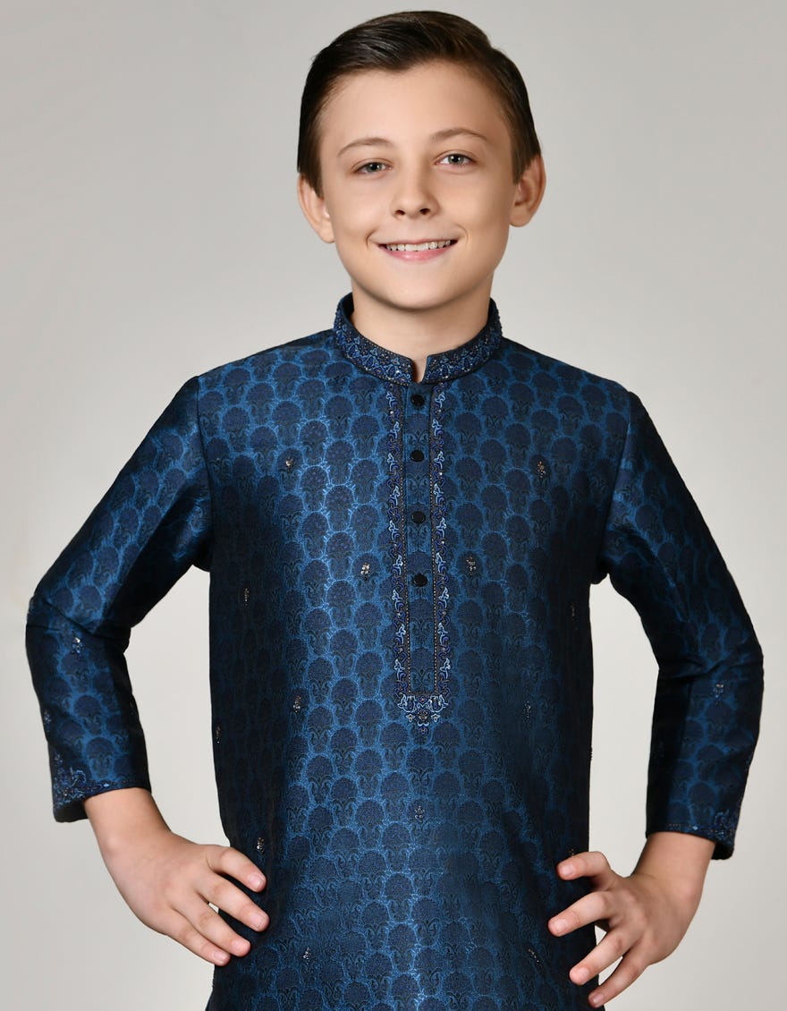 BLUE FORMAL KURTA | JCK-SP-45002