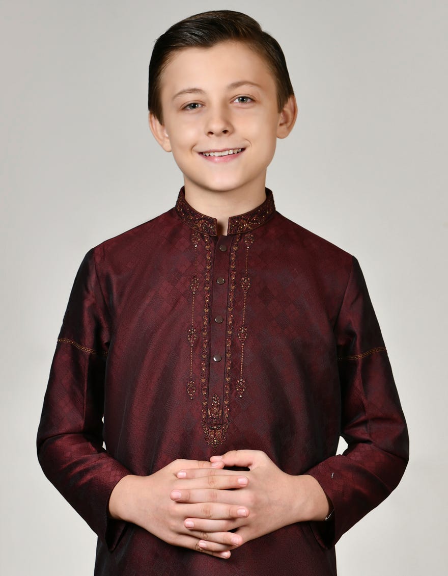 RED FORMAL KURTA | JCK-SP-45003