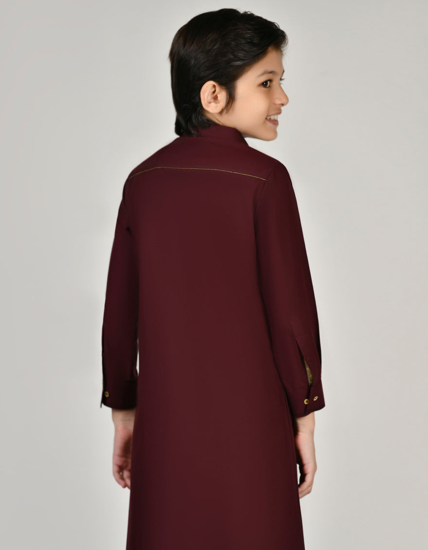 Deep Brown Casual Jubba